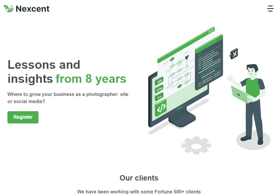 Nexcent - Projeto desenvolvido pela Inovasoft Digital