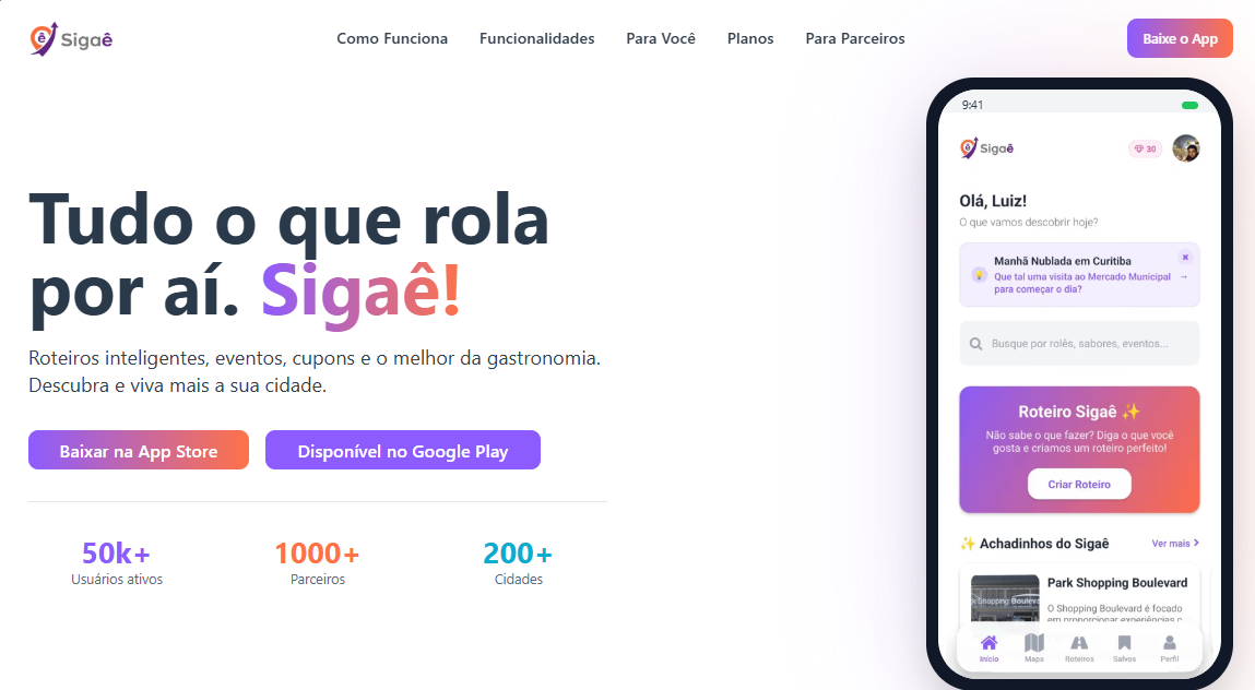 SIGAE App - Projeto desenvolvido pela Inovasoft Digital